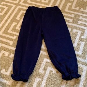 Little English navy blue corduroy pants size 2t